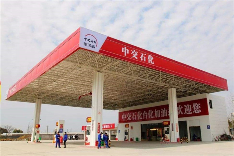 阜康加油站钢结构网架案例6